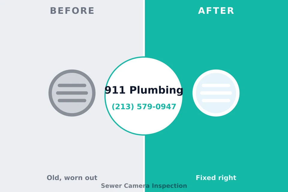 Before and after: plumbing company Jacobus, PA